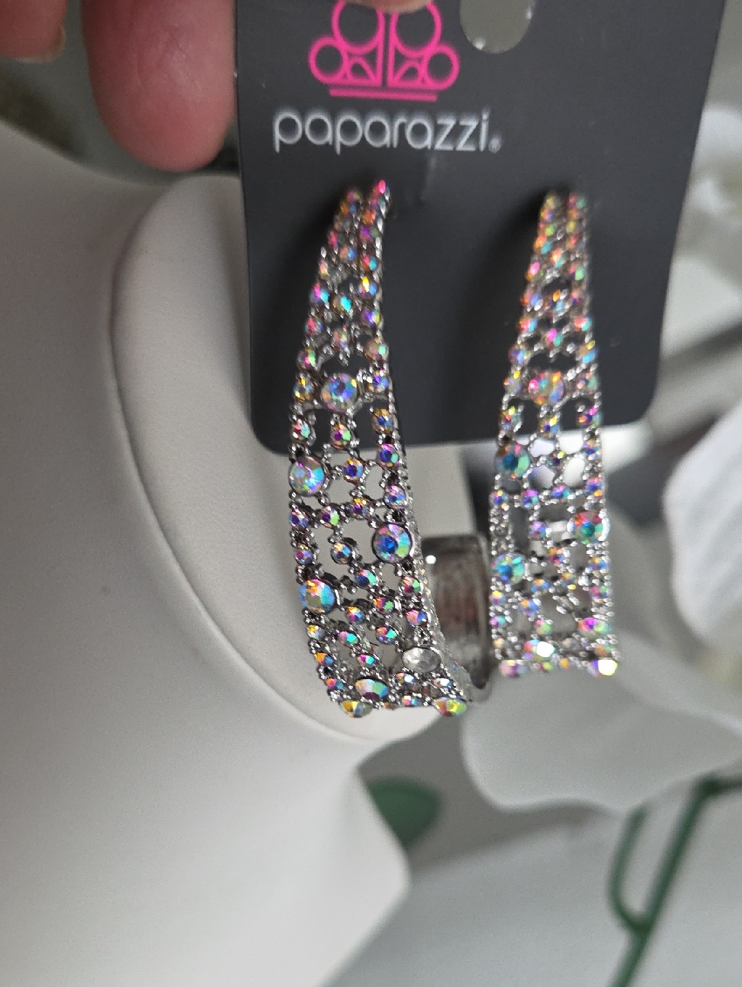 Paparazzi Cold As Ice Multi Earrings Nwt